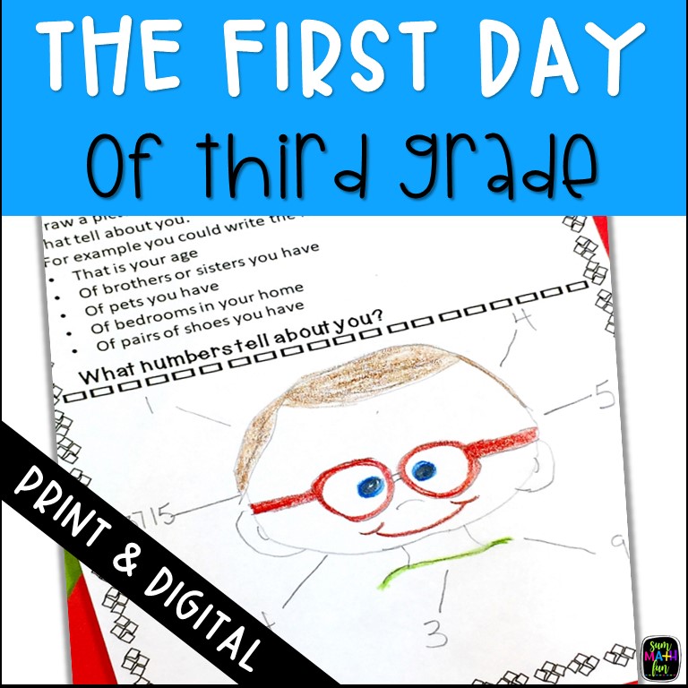 3rd Grade Back To School Math Activities Digital And Print Sum Math Fun