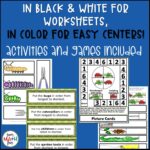 Measurement Activities for First Grade Hands On With Worksheets - Sum