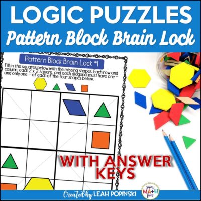 Early Finishers {Problem Solving} Logic Puzzles - 4th 5th 6th Grades ...